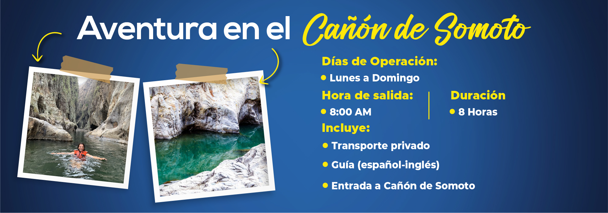 Aventura en el Cañon del Somoto