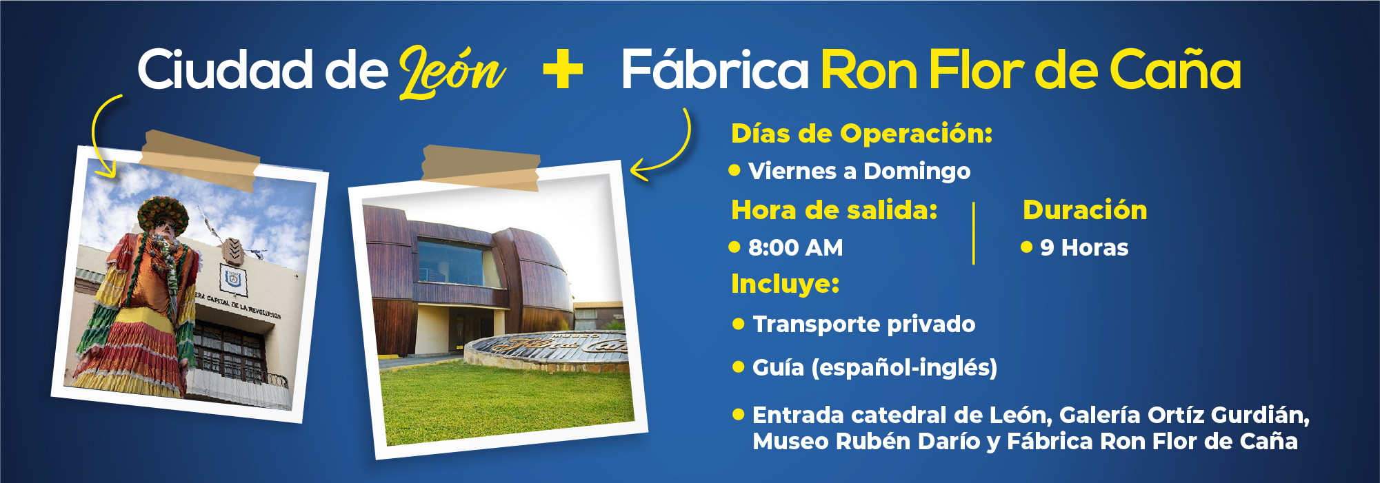 Ciudad de Leon, Fabrica Ron Flor de Caña